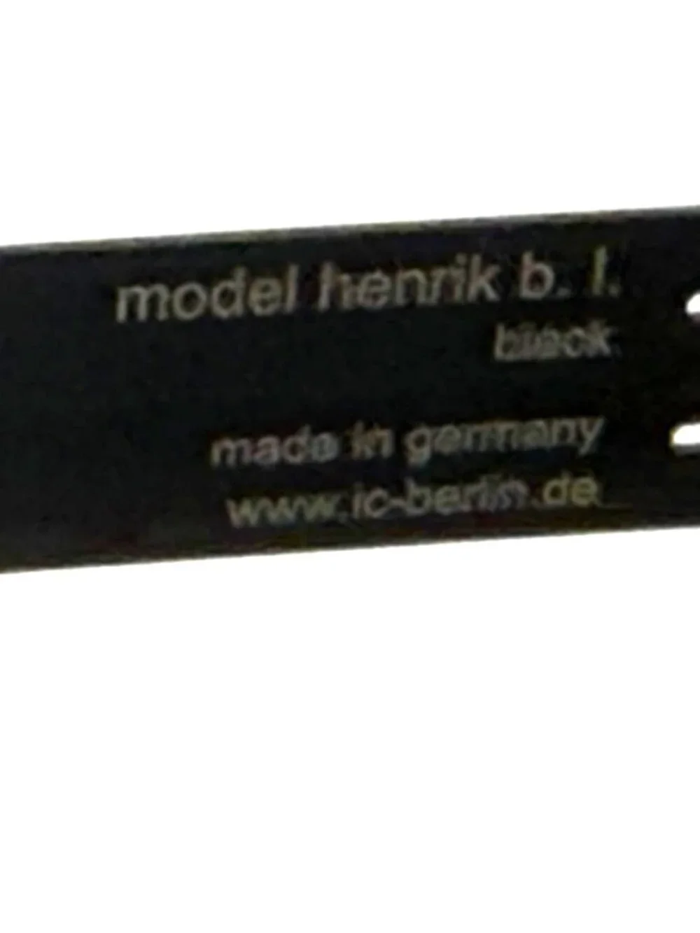 NEW IC! BERLIN HENRIK B.L BLACK UNISEX SUNGLASSES 56MM 15 145